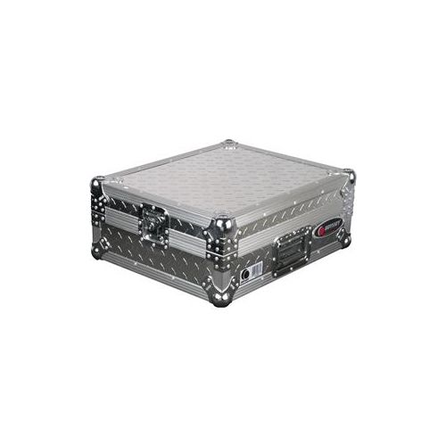  Adorama Odysseyy FTTDIA Flight-Zone Case f/Technics 1200 Turntable, Textured Silver FTTDIA