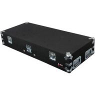 Adorama Odyssey Innovative Designs CGSBM12 Carpeted Glide Style DJ Coffin Case CGSBM12