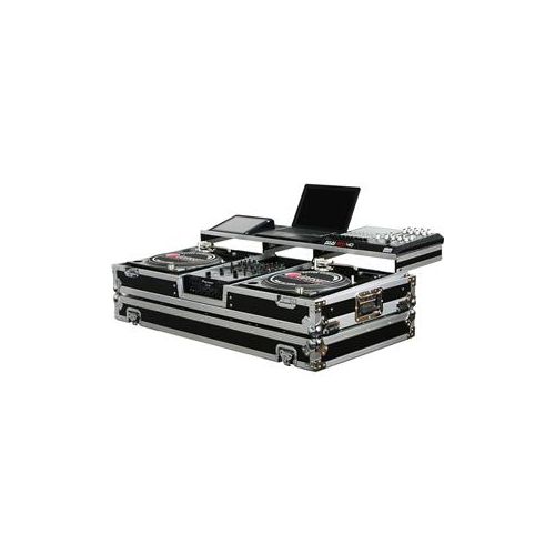  Adorama Odysseyy Remixer Glide Style Series CD/Digital Media DJ Coffin w/Rollers FZGSPBM10W