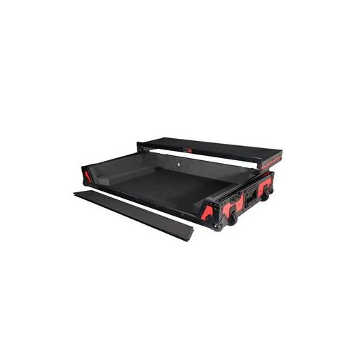  Adorama ProX XS-DDJSZW Case with Laptop Shelf for DDJ-SZ & RZ Controller, Black on Red XS-DDJSZWLTRB