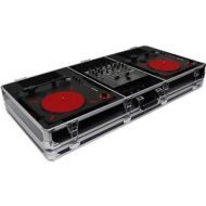 Adorama Odyssey Innovative Designs Krom DJ Coffin for 2 PT01 Turntable, 10 Mixer,Black K10PT01BLK