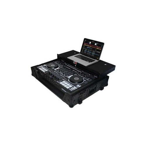  Adorama ProX XS-DJ808WLT Case for DJ-808 & MC7000 Controller, Laptop Shelf, Black XS-DJ808WLTBL