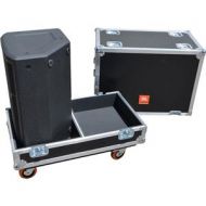 Adorama JBL Bags Stacking Flight Case with Casters for 2x PRX812W Speakers JBL-FLIGHT-PRX812W