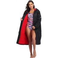 New Adoretex Unisex Waterproof Long Fleece Swim Parka Warm Jacket