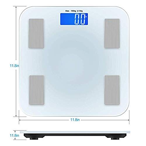  Adoric Smart Scale, Bluetooth Bathroom Scale with APP for Android and iOS, Body Composition Analysis...