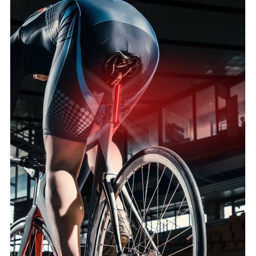  [아마존베스트]Aduro Sport LED Rear Bike Light USB Rechargeable - Ultra Bright Powerful Safety Taillight, 6 Light Mode Options, One Touch Mount and Dismount, IPX4 Waterproof, for All Bikes