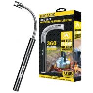 Aduro Sport ZeroDark 360 Flex Electric Plasma Lighter USB Rechargeable Candle Lighter with Long Arc 360° Flexible Neck for Grill, Camping, Cooking, BBQ, and Fireworks