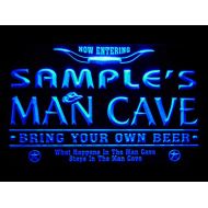 AdvPro Custom pb-tm-b Man Cave Name Personalized Custom Game Room Cowboys Bar Beer LED Neon Sign Blue 24 x 16