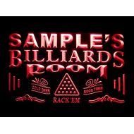AdvPro Custom ADVPRO Name Personalized Custom Billiards Pool Bar Room Neon Sign Red 24 x 16 st4s64-pj-tm-r