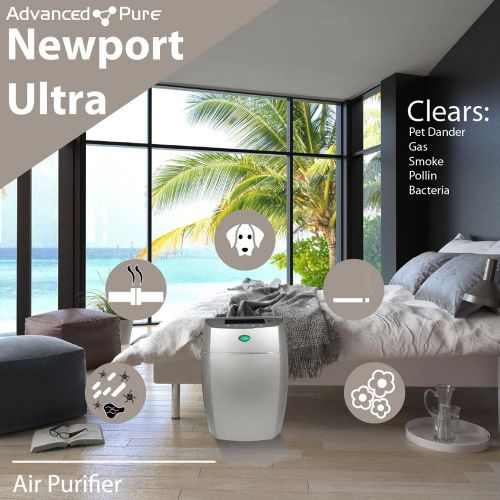  Advanced Pure Air Newport Ultra Air Purifier | On-Going Air Quality Watch, Maintains Hygienic & Allergy-Free Environment, Removes 99.97% Dust, Noise Free, Protection From Pet’s Mol