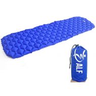 Adventure Life Fitness Ultralight Camp Sleeping Pad by ALF - Super Light & Compact Inflatable Mattress ideal for Camping and Hiking. A tent, hammock, & outdoor air mat suitable for kids, youths, right up