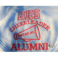 AdventureTrailsMkt Cheerleader Alumni Blanket, school blanket, cheerleading, cheerleading gift, cheer gift, sweatshirt blanket, cheer leading blanket