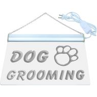 Advertising lighting ADVPRO Dog Grooming Pet Shop Display LED Neon Sign Blue 24 x 16 Inches st4s64-i597-b