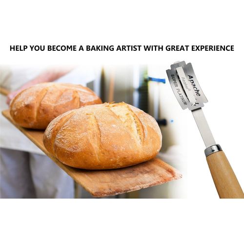  [아마존베스트]Hand Crafted Bread Lame with 5 Blades Included by Aeaker