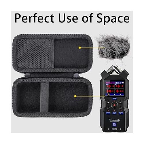  Hard Travel Case for Zoom H4essential 4-Track Stereo Handy Recorder by Aenllosi(Case Only)