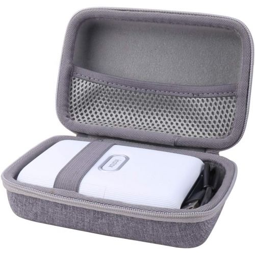  Aenllosi Hard Carrying Case Compatible with Fujifilm Instax Mini Link Smartphone Printer (Grey)