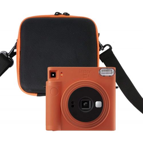  Aenllosi Hard Carrying Case Compatible with Fujifilm Instax Square SQ1 Instant Camera (Inside Orange)