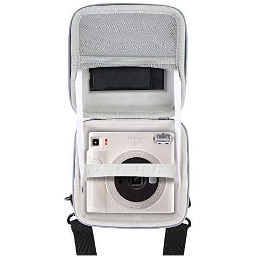  Aenllosi Hard Carrying Case Compatible with Fujifilm Instax Square SQ1 Instant Camera (Inside White)