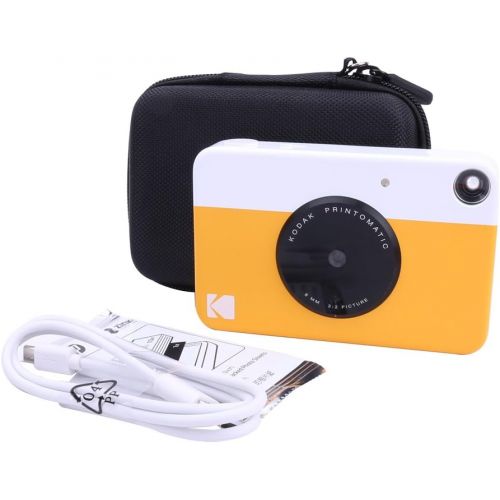  Hard Case Replacement for Kodak Printomatic Instant Print Camera fits Zink 2x3 Sticky-Backed Paper with Neck Strap by Aenllosi