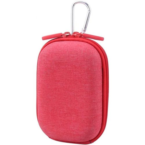  Aenllosi Hard Carrying Case Replacement for Canon PowerShot ELPH 180/190 Digital Camera (Carrying case, Red)
