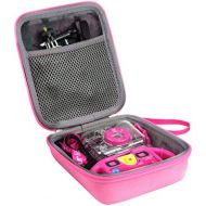 Aenllosi Hard Carrying Case Replacement for Action Camera (pink)