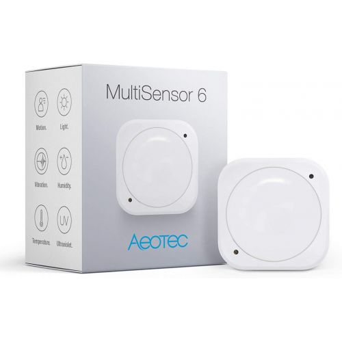  [아마존베스트]Aeon Labs Aeotec Multisensor 6, Z-Wave Plus 6-in1 motion, temperature, humidity, light, UV, vibration sensor