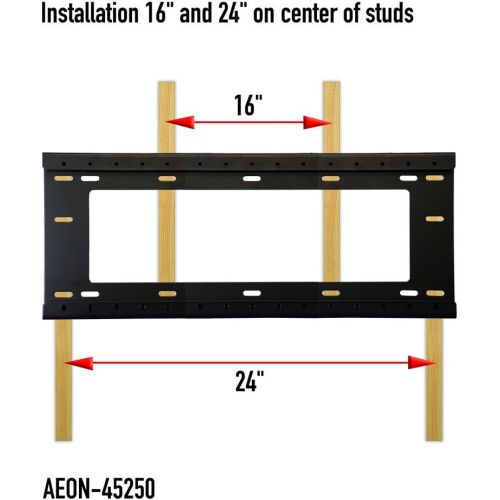  Aeon Stands and Mounts Full Motion TV Wall Mount for 42-80 inch TVs with Room Adapt Extends 32, Mounts on 16 or 24 inch studs - Aeon 45250