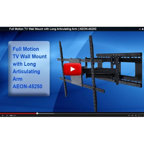  Aeon Stands and Mounts Full Motion TV Wall Mount for 42-80 inch TVs with Room Adapt Extends 32, Mounts on 16 or 24 inch studs - Aeon 45250