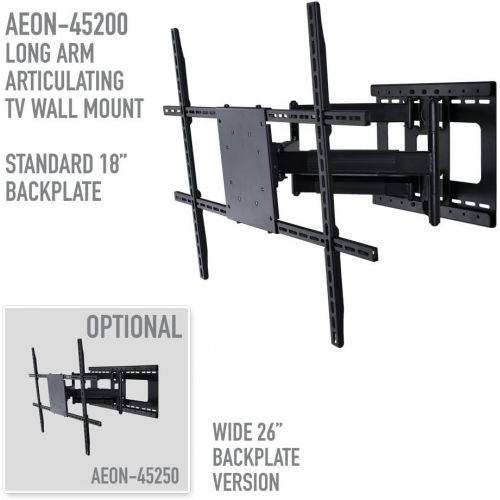  Aeon Stands and Mounts Full Motion TV Wall Mount with 32 inch Long Extension for 42 to 80 inch TVs