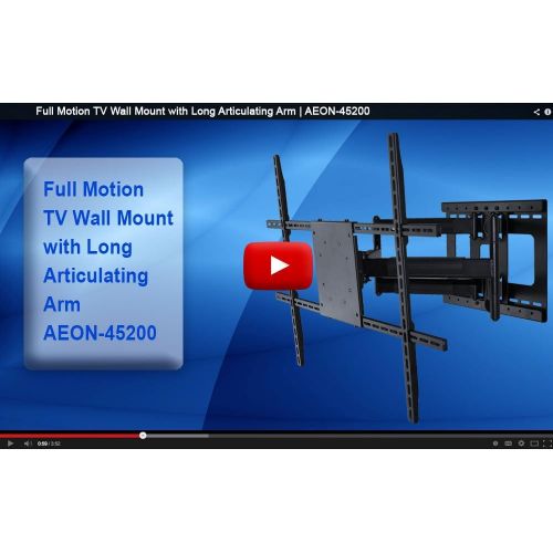  Aeon Stands and Mounts Full Motion TV Wall Mount with 32 inch Long Extension for 42 to 80 inch TVs