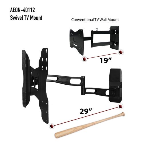  Aeon Stands and Mounts Full Motion Wall Mount with 29-Inch Extension for 32 to 65-Inch TV