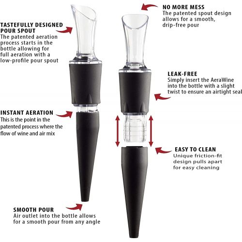  [아마존베스트]AeraWine Infusion Premium Wine Aerator/Pourer, 1-PACK, 100% Made in the USA