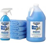 Aero Cosmetics Wet or Waterless Car Wash Wax Kit 144 Ounces. Aircraft Quality for Your Car, RV, Boat, Motorcycle. The Best Wash Wax. Anywhere, Anytime, Home, Office, School, Garage, Parking Lots.