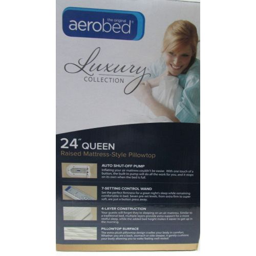  AeroBed Aerobed Luxury Collection Queen 24-inch Raised Mattress-style Pillowtop Inflatab (78 X 60 X 24 Queen)