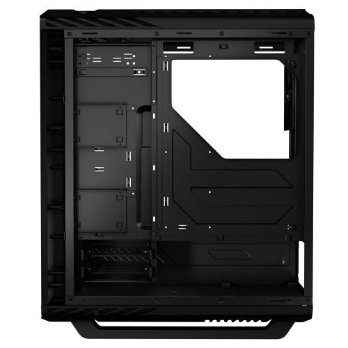  AeroCool Mid Tower Case with PWM Fan Hub and Watercooling Ready with USB 3.0, Black (P7-C1 Black)