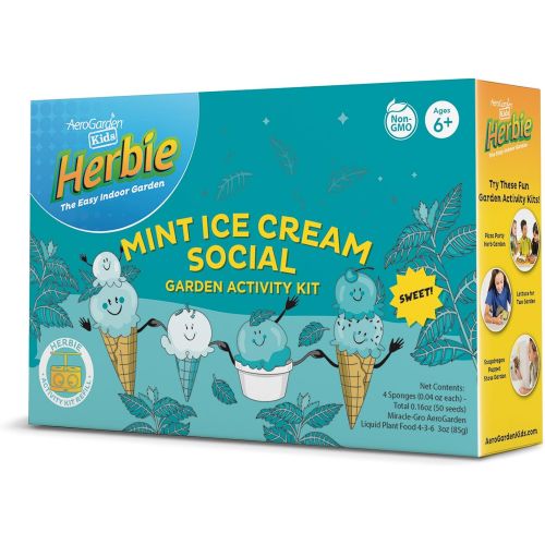  Visit the AeroGarden Store AeroGarden Kids Mint Ice Cream Social Garden Kit