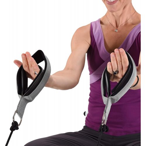  AeroPilates Double Loop Straps (Pair) and Bag Compatible with Any Reformer