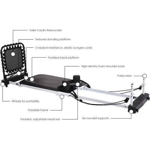  AeroPilates by Stamina 5 Cord Reformer