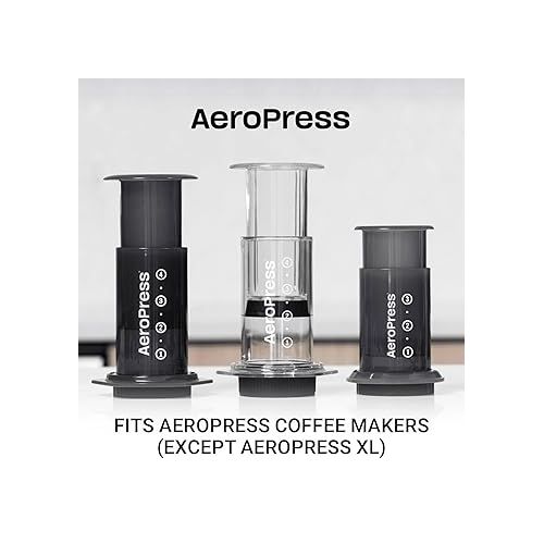  AeroPress Replacement Filter Pack - Microfilters For AeroPress Coffee And Espresso-Style Coffee Maker - 4 Pack (1400 count)