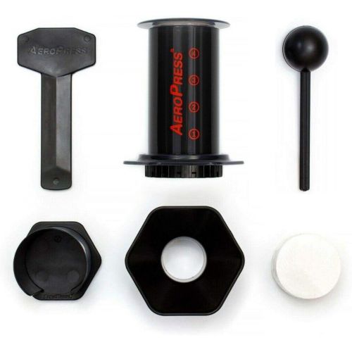  Aerobie AeroPress A80 Kaffeezubereiter Plastik, Schwarz