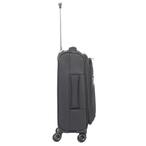  Aerolite Carry On 21 & Underseat 17 Inch Ultra-Lightweight Spinner Suitcase Set for Delta, American, United & Southwest Airlines (Black)