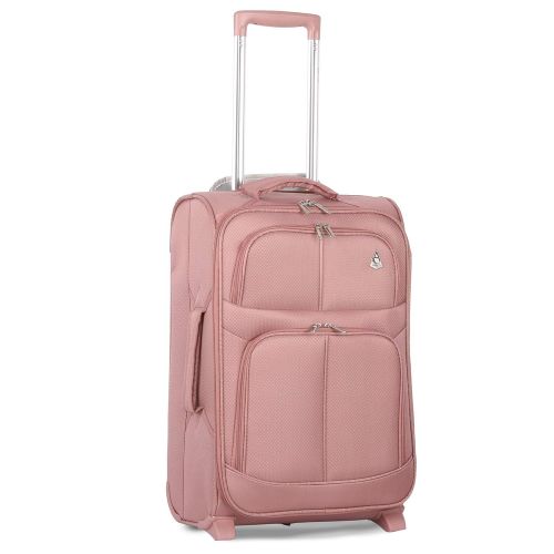  Aerolite 22x14x9” Lightweight Maximum Airline Size 2 Wheel Upright Carry On Suitcase