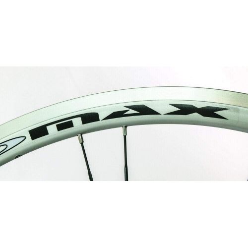  Aeromax 700c Road Comp Silver Road Bike Wheelset Clincher