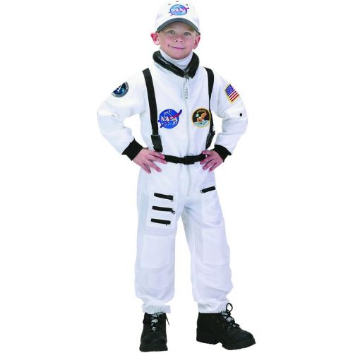  할로윈 용품Aeromax Apollo 11 NASA Astronaut Suit Costume, 4/6, White