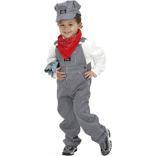  할로윈 용품Aeromax Jr. Train Engineer Suit with Cap and Accessories, Size 4/6