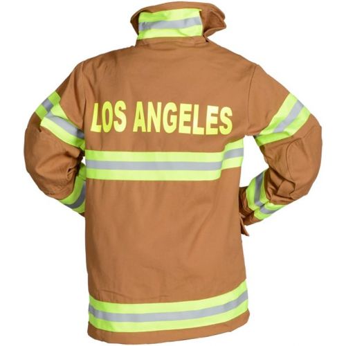  Aeromax Jr. LOS ANGELES Fire Fighter Suit, Tan, 18 Months. The best #1 Award Winning firefighter suit. The most realistic bunker gear for kids everywhere. Just like the real gear!