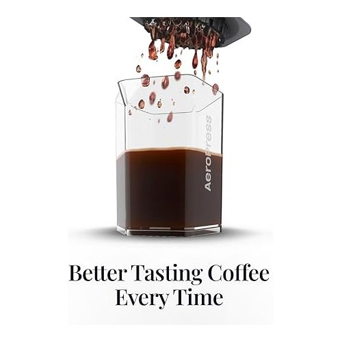  AeroPress Coffee Maker Carafe, 20 oz (600 ml) Capacity, Shatterproof Pour Over Coffee Carafe, Ideal for Original, Clear, and XL Presses, Compact and Travel-Friendly Design, Made in USA