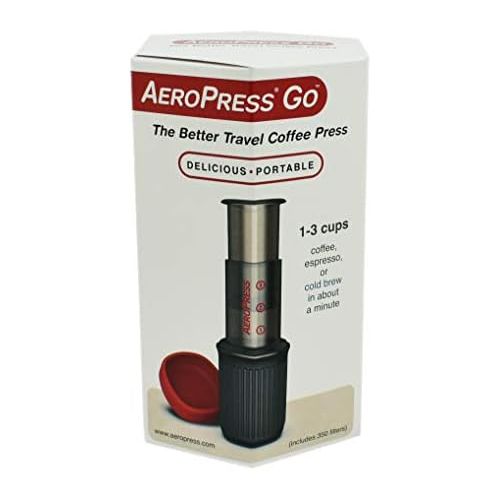  [아마존베스트]AeroPress 10R11 Go, plastic, grey.