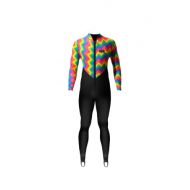 Aeroskin Nylon Full Body Suit with Rainbow Pattern