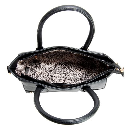  Aerusi Camelia Collection Womens 3 Set Gold Accented Vegan Leather Shoulder Handbag Travel Shoulder Bag